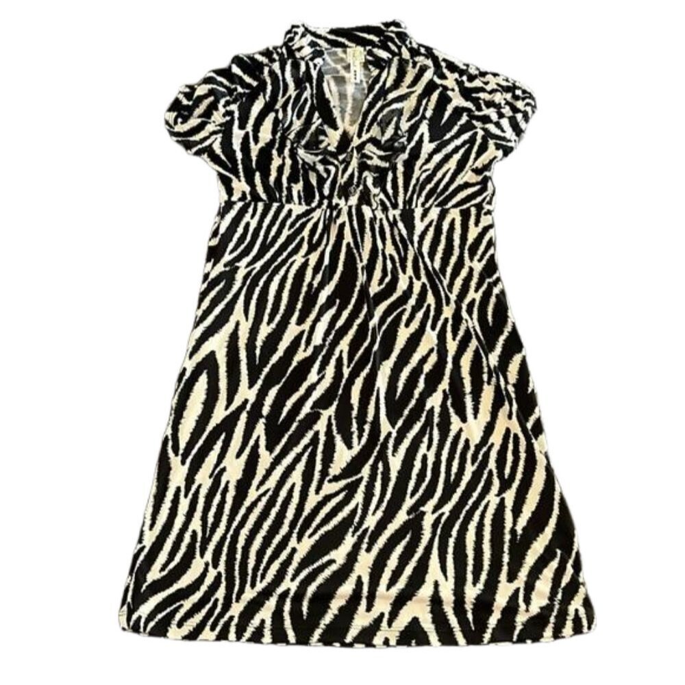 Heart Soul Animal Print Dress M